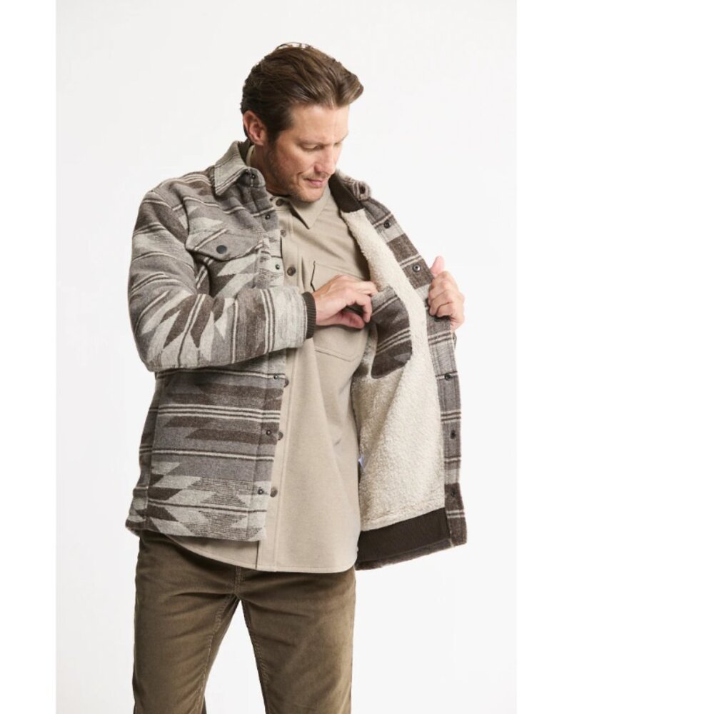 Jachs Men's Shirt Jacket Brown - Picture 3 of 11